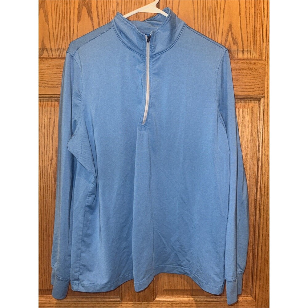 Oobe Pullover Mens 2XL Light Blue Hydrovent Quarter Zip Chick-fil-A Performance